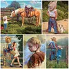 (Multi-Style) Girl and Kid - Paint by Numbers Acrylic Painting 30*40cm/40*50cm
