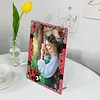 Floral Special Shape Diamond Painting Photo Frame Home Decor Gift (Ladybug)