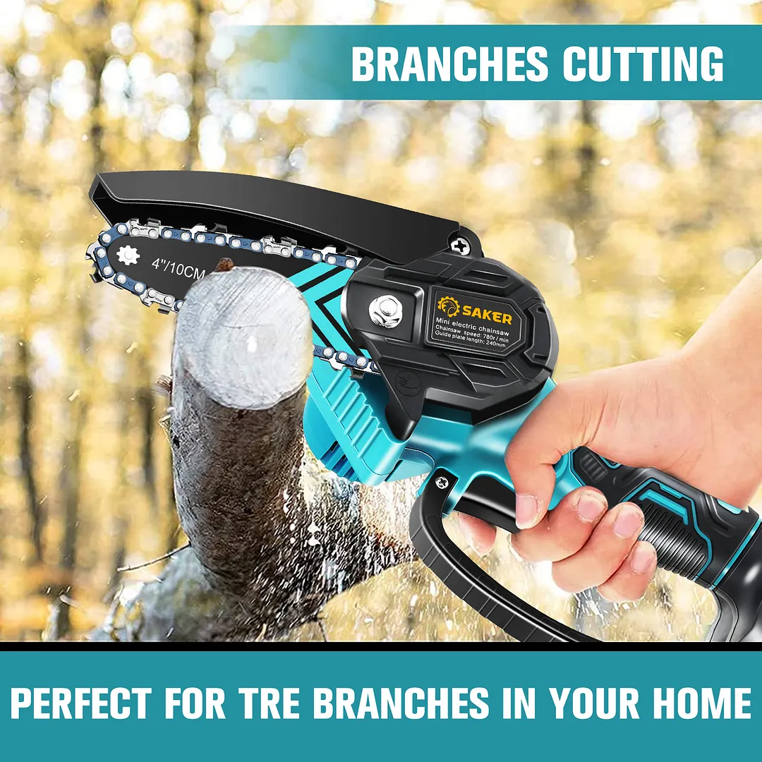 SAKER&reg; Mini Chainsaw 4 Inch