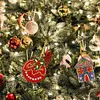 【Limited Stock Sale】8Pcs Christmas Tree-Diamond Painting Pendant