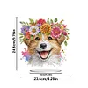 Acrylic Flower Puppy - 5D DIY Craft Ornament