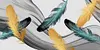 (Multi-Style Round) （Big Size） Feather Flower Leaves - Full Diamond Painting 80*40cm