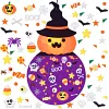 Artisanat de citrouille en feutre DIY pour enfants Halloween