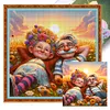 (Multi-Style) Old Couple-11CT Stamped Cross Stitch 40*40cm/15.75*15.75in