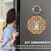 Diamond Painting Double-Layer Dog Mandala Refrigerator Magnet 360 Rotating Magnetic Refrigerator Sticker