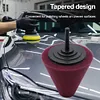 Burnishing Ball Polishing Cone Detailed Scratch Polishing for Car Tire Hub Care