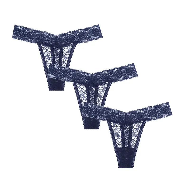 Sexy Panties Woman's Thongs Lace Underwear For Woman G-String Ladies Plus Size Lace Sexy Female Underwear Woman BANNIROU