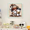 Coffee Gnome-11CT Stamped Cross Stitch 40*40cm/15.75*15.75in