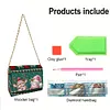 DIY Diamond Art Wooden Diamond Painting Crystal Rhinestone Purse Bag Shoulde Crossbag Kits