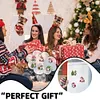 (US Local)6PCS  Xmas DIY Crystal Refrigerator Magnet for Decor (Christmas Gnome)