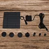 1.2W Solar Water Fountain Pump 180L/H with 6 Nozzles for Water Feature Outdoor