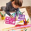 (US Local)30 Pieces Drawing Stencils Tool Set Drawing Templates for Drawing and Painting