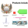 Angel Wing Acrylic Diamond Painting Mirror Kit for Bedroom Dressing Table