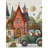 【Limited Stock Sale】Bird On Roof-11CT Stamped Cross Stitch 50*65cm/19.69*25.59in(Big Size)