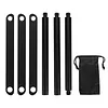 Portable Triangle Pot Holder Folding Campfire Tripod for Outdoor Folding Camping