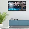 （Big Size）Peach Tree Moon-Full Round Diamond Painting 80*40cm