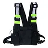 Reflective Vest Backpack Multi-Pocket Vest Bag Large Capacity Stylish Chest Bag