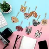 9Pcs DIY Diamond Painting Dog Keychain