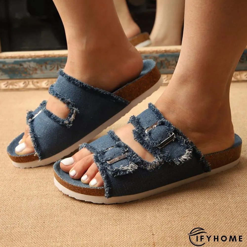 Women's Date Denim Slipper | IFYHOME