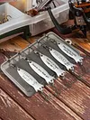 5pcs Metal Spoon Spinner Fishing Lure Fishing Wobblers Hard Bait Gifts for Dad