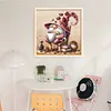 (Multi-Style) Coffee Gnome-11CT Stamped Cross Stitch 40*40cm/15.75*15.75in