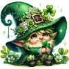 Clover Gnome - 11CT Stamped Cross Stitch - 45*45cm