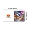 6Pcs Diamond Painting Christmas House Greeting Cards Christmas Cards