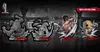 Armored Titan & Falco Grice's Jaw Titan Bust Statue With LED - Attack On Titan Resin Statue - GDC-Studio