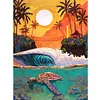 【Limited Stock Sale】Sea Turtle-Paint by Numbers Acrylic Painting 40*50cm