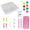 (US Local)120Pcs Diamond Embroidery Drill Mud Kit with Box Diamond Mosaic  Clay Set DIY Diamond Art Accessories