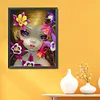 >SALE<Full Embroidery Eco-cotton Thread 11CT Printed Big-Eyed Girl Cross Stitch40x50cm