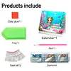2027 Diamond Painting Monthly Calendar Kit Diamond Art Calendar for DIY Crafts