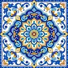 Mandala DIY Special Shape Double sided Print Clear Diamond Art Kit Wooden Framed Diamond Painting Kit(22x22cm)