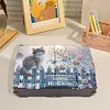 (US Local)Diamond Painting Storage Box DIY 5D Diamond Painting Jewelry Box (Cat B)