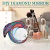 (US Local)Special Shaped Diamond Painting Makeup Mirror Kit Dolphin Crystal Diamond Mirror