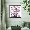 >SALE<5D DIY Partial Special Shaped Drill Diamond Painting Heart Gnome Decor 30x30cm