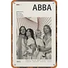 (Multi Style)ABBA - Panneaux en &eacute;tain m&eacute;tallique(20*30cm)