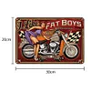 Pin up girl - Panneaux en &eacute;tain m&eacute;tallique(20*30cm/30*40cm) - Garage