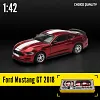 1:42 Ford Mustang GT Car Model Toy Refittable Version Zinc Alloy Material Assembly Kit