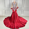GOOSHOE Apparel Rhinestones Evening Dresses For Wedding Dresses