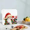 >SALE<Acrylic Double Sided Christmas 5D DIY Diamond Art Paper Towel Storage Rack Decor