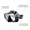 APOLLO Free Diving Mask Long-Lasting Anti-Fog Diving Goggles Nose Protection Swimming Goggles Adult Diving Goggles Equipment
