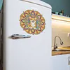 Diamond Painting Double-Layer Dog Mandala Refrigerator Magnet 360 Rotating Magnetic Refrigerator Sticker