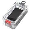 Expandable Fishing Tackle Box Luminous Waterproof Magnetic Tools Storage Box