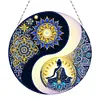 (US Local)Acrylic Diamond Painting Hanging Pendant Diamond Art Window Pendants (B)