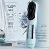Cordless Hair Straightener Brush USB Rechargeable Portable Straightening Comb with 3 Temperature Settings & LED Display for Women Gift Idea for Home Travel