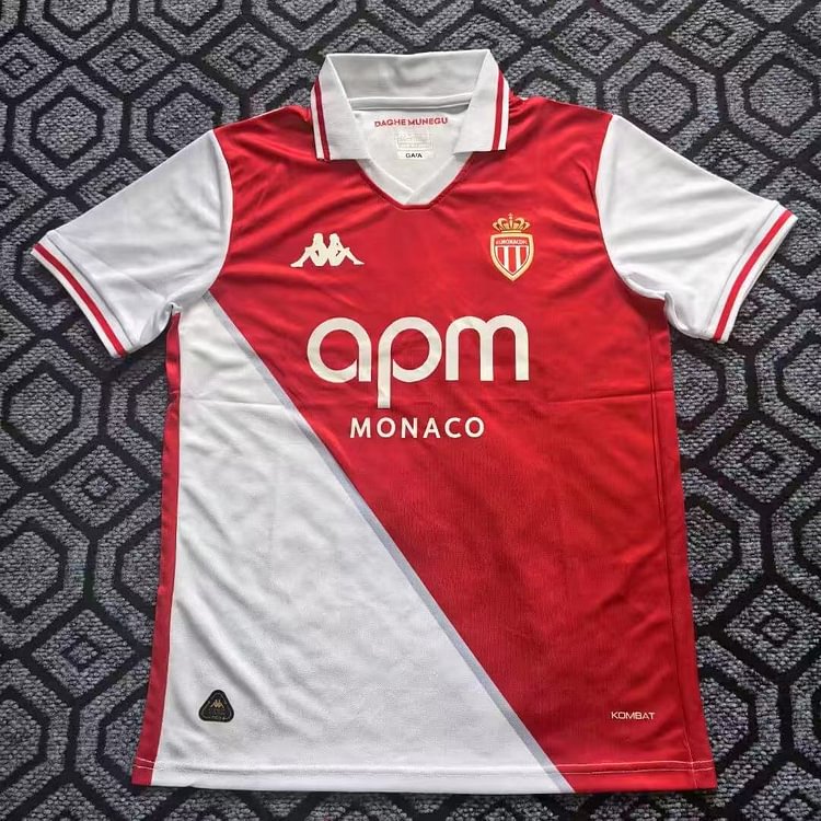 【S~4XL】 AS Monaco 25/26 Home Football Jersey