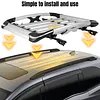 [US Local Warehouse] Aluminum Alloy Auto Luggage Car Roof Racks with Cross Bars for SUV Truck Vehicle