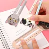 (US Local)6Pcs PET Cartoon Animals 5D DIY Diamond Art Ruler Book Mark for Reading Day Gift
