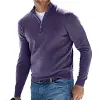 Pull Zipp&eacute; Et Col Montant Pour Hommes